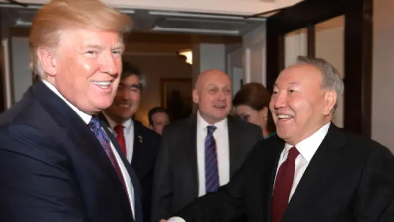Трамп написал письмо Назарбаеву