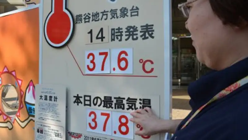 В Японии от жары пострадали 490 человек, трое погибли