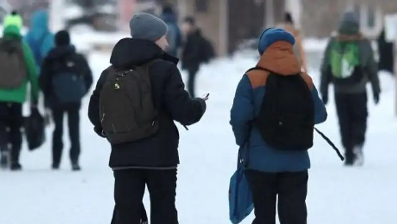 В Астане отменены занятия школьников и студентов 1-2 курса колледжей