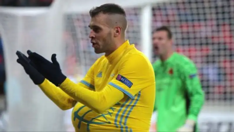 УЕФА назвал лучшего игрока матча «Славия» — «Астана»