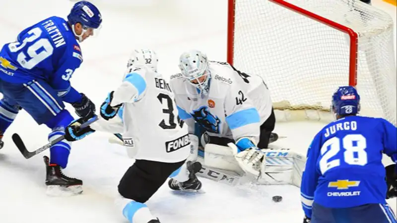 Домашнюю серию из четырех матчей «Барыс» начал с победы