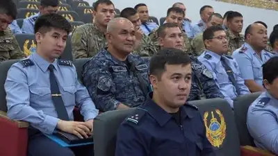 В Туркестанской области обсудили работу полицейских, фото - Новости Zakon.kz от 05.06.2023 16:17