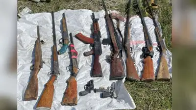 алматинская область, оружие, схроны, полиция, фото - Новости Zakon.kz от 30.03.2022 12:56