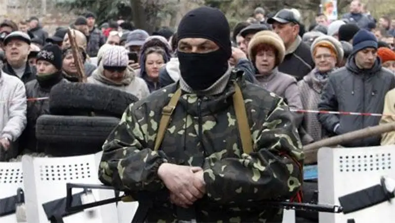 Массовые протесты в Луганске, Славянске, Донецке, Краматорске и Харькове