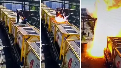 Взрыв на фосфорном заводе в Таразе попал на видео, есть пострадавшие