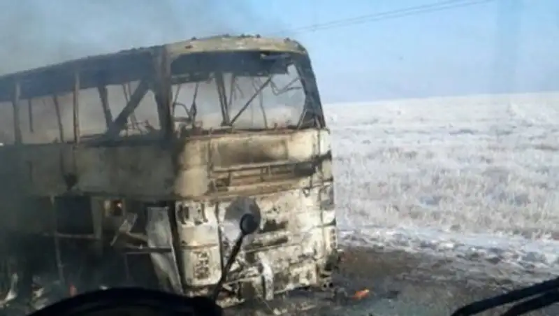 Владелец сгоревшего автобуса не имел лицензии на перевозки