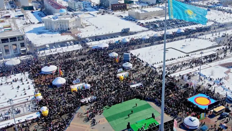 Празднование Наурыза в ЗКО, фото - Новости Zakon.kz от 22.03.2022 22:31