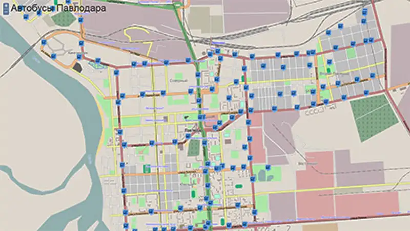 В онлайн-режиме павлодарцы могут узнать о графике движения нужного автобуса