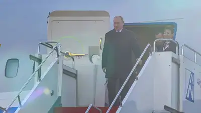 Владимир Путин прилетел в Астану, фото - Новости Zakon.kz от 13.10.2022 09:55