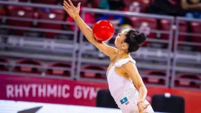 Казахстанская гимнастка Эльжана Таниева стала серебряным призером кубка мира