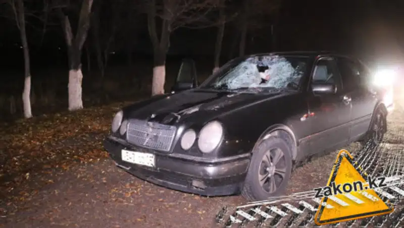 Пешехода сбили, а затем переехали на трассе близ Алматы