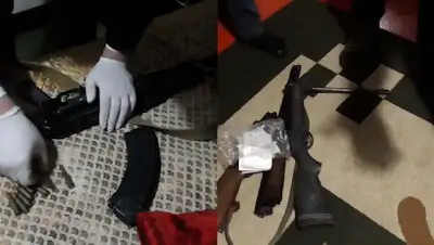 туркестанская область, жители, оружие, боеприпасы, полиция, изъятие, фото - Новости Zakon.kz от 17.02.2022 09:57