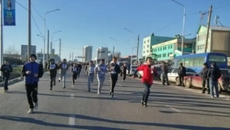 В Шымкенте прошел марафон ко Дню Независимости РК