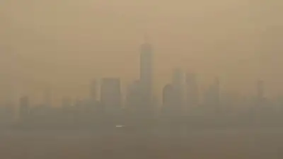 Нью-Йорк в смоге, фото - Новости Zakon.kz от 08.06.2023 17:08