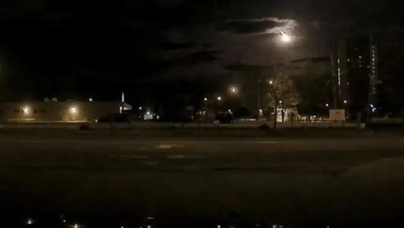 Падение метеорита на северо-востоке США записали на видео