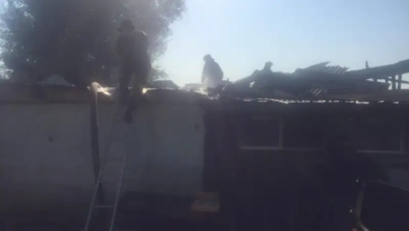 Кафе горело в Алматинской области