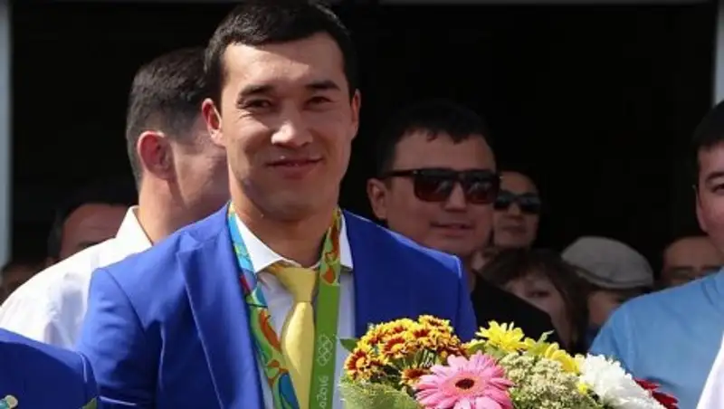 Призер Олимпийских игр Адильбек Ниязымбетов отмечает свой день рождения