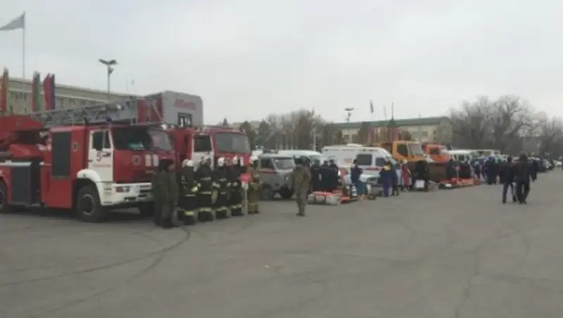 В Алматинской области провели учения по предупреждению ЧС в зимний период