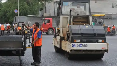 ремонт дорог Алматы перекрытие, фото - Новости Zakon.kz от 07.10.2022 16:52