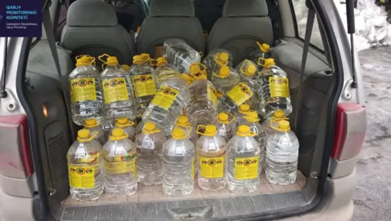 Более трех тонн поддельного антисептика пытались продать в Караганде