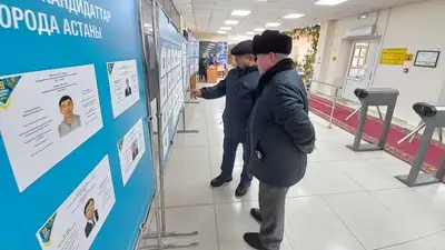 Казахстан выборы  Exit poll данные