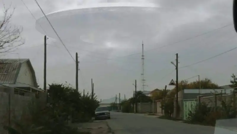 В небе над Таразом был замечен НЛО