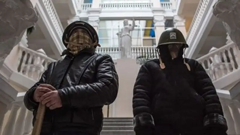 Из Минюста Украины попытались вынести архивы