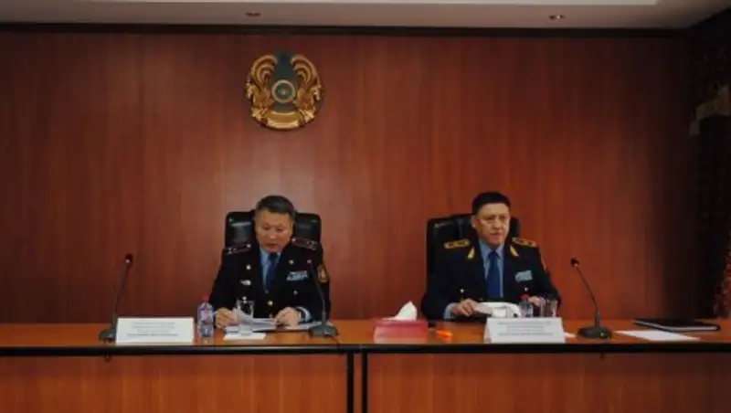 Замминистра внутренних дел провел совещание в Атырауской области