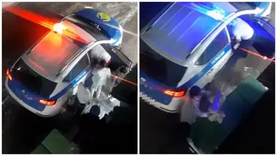 Карагандинка родила в патрульной машине, фото - Новости Zakon.kz от 24.02.2023 14:42