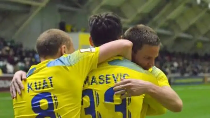 "Астана" разнесла "Атырау" в матче третьего тура КПЛ