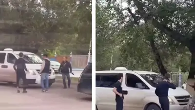 потасовка водителей, фото - Новости Zakon.kz от 09.09.2023 18:29