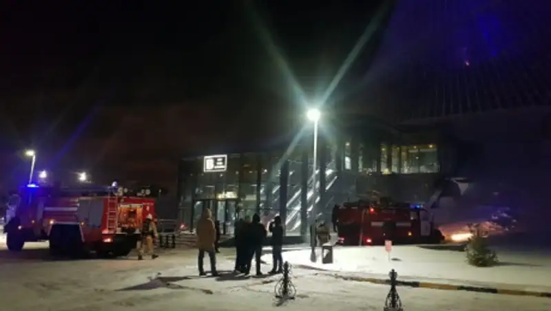 В "Хан Шатыре" произошел пожар