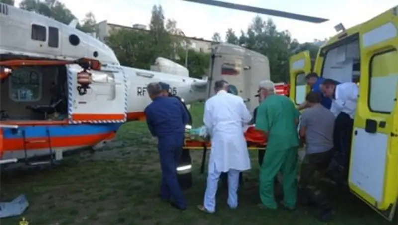 Санавиация доставила в Мангистаускую больницу пострадавших при взрыве на месторождении
