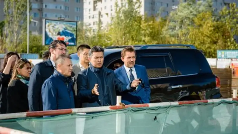 Новый столичный аким проинспектировал строительство в городе