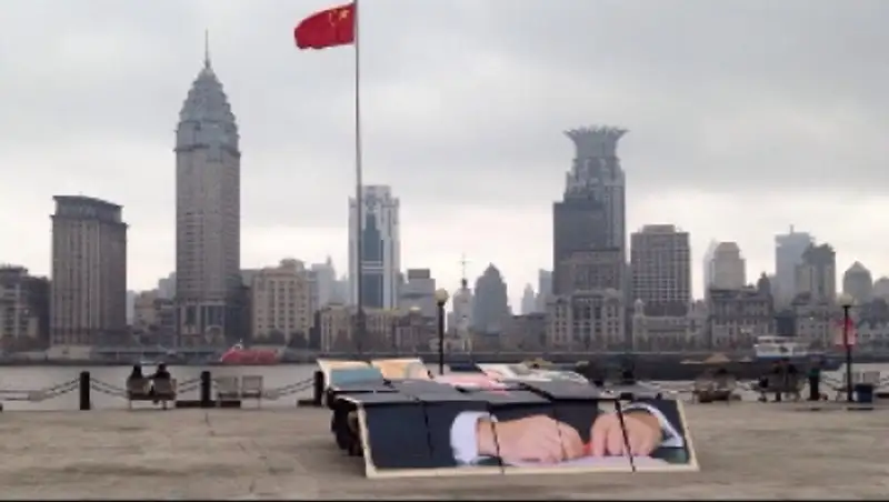 В Шанхае День Первого Президента РК отметили флэшмобом