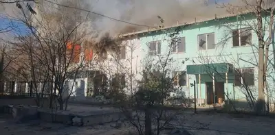 Пожар в Актау, фото - Новости Zakon.kz от 02.12.2022 17:20