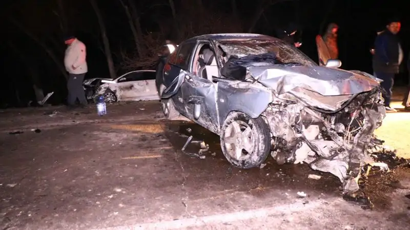 В результате массового ДТП в Алматинской области погиб водитель