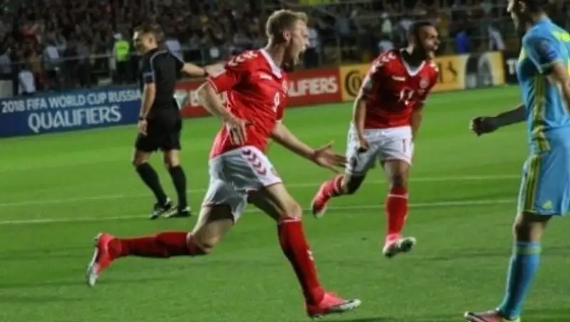 Казахстан проиграл Дании в отборе на чемпионат мира-2018