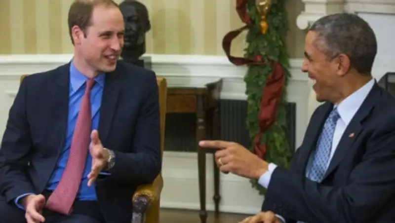 Принц Уильям и президент Обама встретились в Белом доме