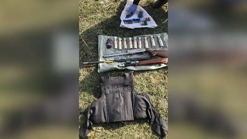 Боевой арсенал найден в Алматинской области