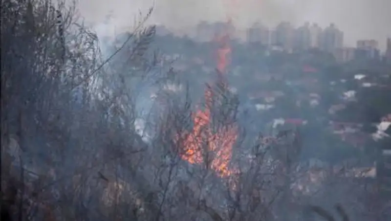 Дым со свалки окутал поселок под Карагандой