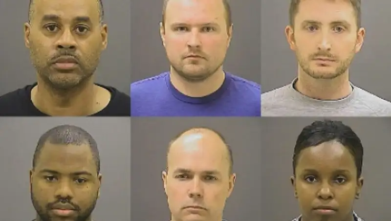 Присяжные решили судить полицейских по обвинению в убийстве жителя Балтимора