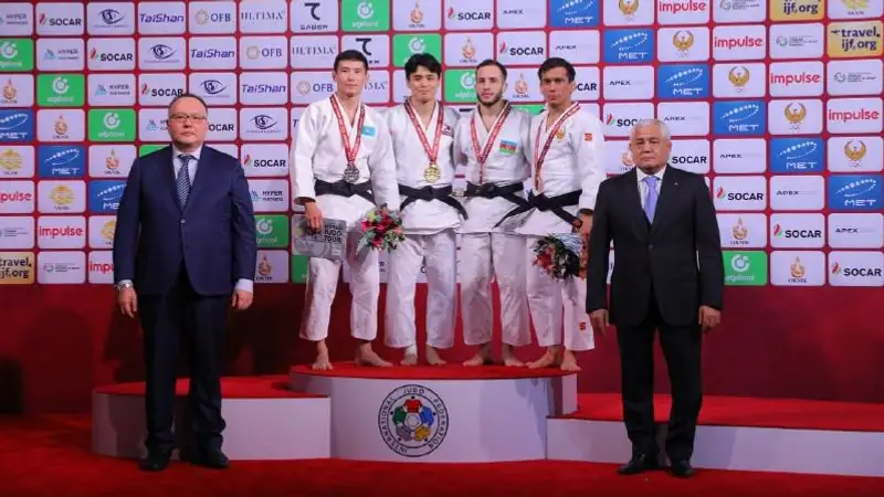 Казахстанец завоевал "серебро" на мировом турнире по дзюдо