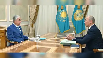 Касым-Жомарт Токаев принял Каната Шарлапаева, фото - Новости Zakon.kz от 31.07.2023 14:09