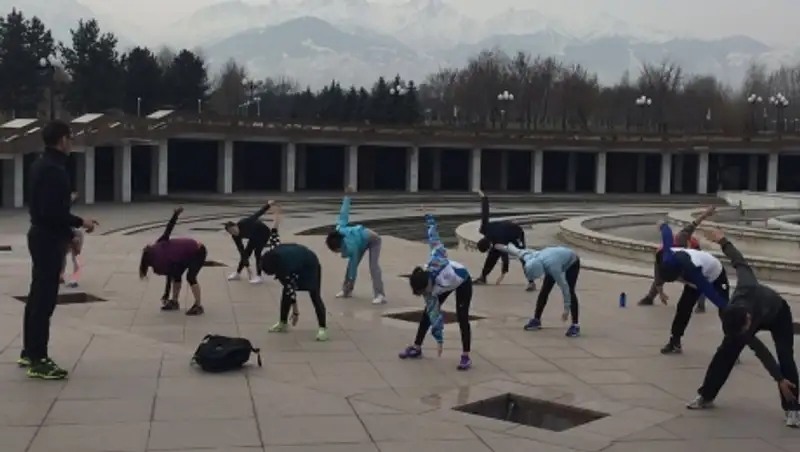 В Алматы организованы общественные тренировки 