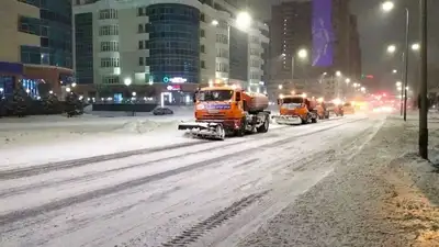 Сколько снега выпало в Астане, рассказали синоптики