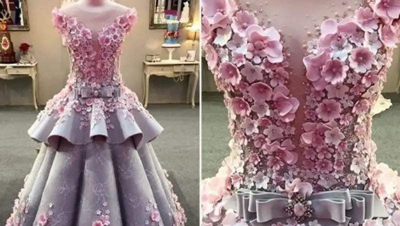 Надеть или съесть: Создан торт в виде свадебного платья в натуральную величину