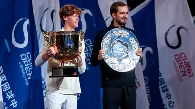 Видеообзор финального матча Даниил Медведев – Янник Синнер , фото - Новости Zakon.kz от 05.10.2023 09:50