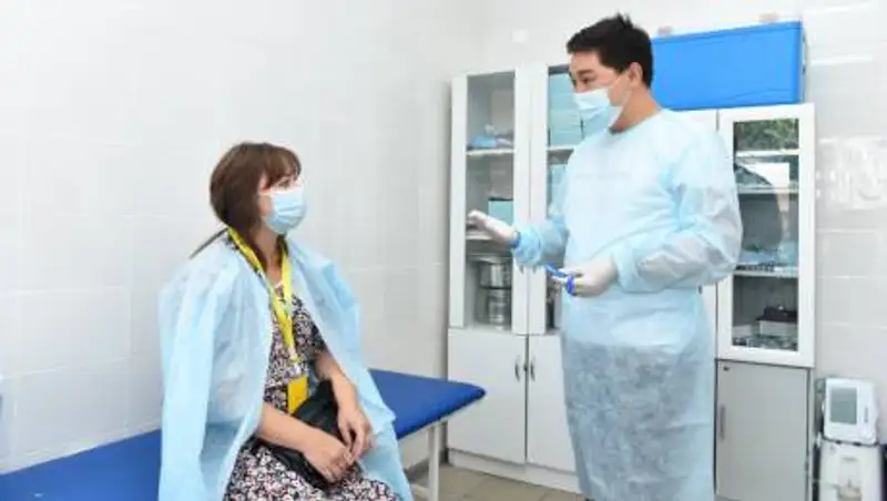 Акция по вакцинации прошла в Шымкенте