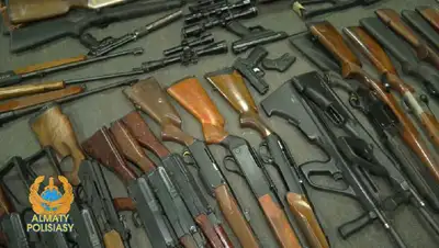 Казахстан оружие январские беспорядки полиция изъятие